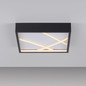 Preview: JUST LIGHT MIKADO LED Deckenleuchte Warmweiss Dimmbar 28W schwarz 14092-18