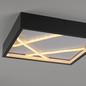 Preview: JUST LIGHT MIKADO LED Deckenleuchte Warmweiss Dimmbar 28W schwarz 14092-18