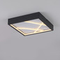 Preview: JUST LIGHT MIKADO LED Deckenleuchte Warmweiss Dimmbar 28W schwarz 14092-18