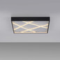 Preview: JUST LIGHT MIKADO LED Deckenleuchte Warmweiss Dimmbar 42W schwarz 14093-18