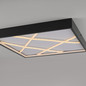 Preview: JUST LIGHT MIKADO LED Deckenleuchte Warmweiss Dimmbar 42W schwarz 14093-18