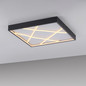 Preview: JUST LIGHT MIKADO LED Deckenleuchte Warmweiss Dimmbar 42W schwarz 14093-18