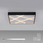 Preview: JUST LIGHT MIKADO LED Deckenleuchte Warmweiss Dimmbar 42W schwarz 14093-18