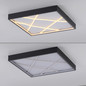 Preview: JUST LIGHT MIKADO LED Deckenleuchte Warmweiss Dimmbar 42W schwarz 14093-18
