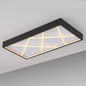 Preview: JUST LIGHT MIKADO LED Deckenleuchte Warmweiss Dimmbar 42W schwarz 14094-18
