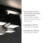 Preview: JUST LIGHT TETRIS LED Deckenleuchte Warmweiss 17W schwarz 14114-18