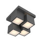 Preview: JUST LIGHT TETRIS LED Deckenleuchte Warmweiss 17W schwarz 14114-18