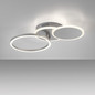 Preview: JUST LIGHT SEVENT LED Deckenleuchte Warmweiss 25,5W stahl 14116-55