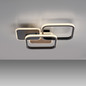 Preview: JUST LIGHT SEVENT LED Deckenleuchte Warmweiss 36W Holzdekor 14117-78