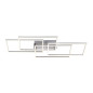 Preview: JUST LIGHT IVEN LED Deckenleuchte Steuerbare Lichtfarbe 12W 4-fach Silber/Weiß 14151-55