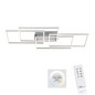 Preview: JUST LIGHT IVEN LED Deckenleuchte Steuerbare Lichtfarbe 12W 4-fach Silber/Weiß 14151-55