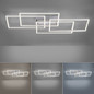 Preview: JUST LIGHT IVEN LED Deckenleuchte Steuerbare Lichtfarbe 12W 4-fach Silber/Weiß 14151-55
