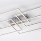 Preview: JUST LIGHT IVEN LED Deckenleuchte Steuerbare Lichtfarbe 12W 4-fach Silber/Weiß 14151-55