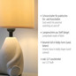 Preview: JUST LIGHT TED Tischleuchte E27 max. 25W sand 14190-39