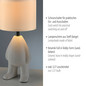 Preview: JUST LIGHT TED Tischleuchte E27 max. 25W sand 14191-39