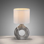 Preview: JUST LIGHT CARARA Tischleuchte E27 max. 25W grau 14193-15