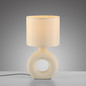 Preview: JUST LIGHT CARARA Tischleuchte E27 max. 25W sand 14193-39