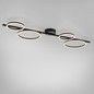 Preview: JUST LIGHT MINI RITUS LED Deckenleuchte Warmweiss Dimmbar 36W schwarz 14211-18