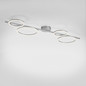 Preview: JUST LIGHT MINI RITUS LED Deckenleuchte Warmweiss Dimmbar 36W silber 14211-21