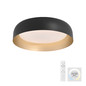 Preview: JUST LIGHT OSKO LED Deckenleuchte CCT Dimmbar 27,5W schwarz 14215-18