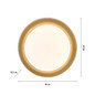 Preview: JUST LIGHT OSKO LED Deckenleuchte CCT Dimmbar 27,5W schwarz 14215-18