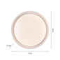 Preview: JUST LIGHT OSKO LED Deckenleuchte CCT Dimmbar 36,5W weiss 14216-16