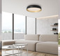 Preview: JUST LIGHT OSKO LED Deckenleuchte CCT Dimmbar 36,5W schwarz 14216-18