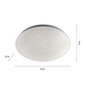 Preview: JUST LIGHT SKYLER LED Deckenleuchte CCT Dimmbar 6,2W weiss 14241-16