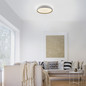 Preview: JUST LIGHT MIO LED Deckenleuchte CCT Dimmbar 20W sand 14277-39