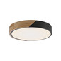 Preview: JUST LIGHT BILA LED Deckenleuchte Warmweiss 24W schwarz 14288-18