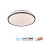 Preview: JUST LIGHT KYLE LED Deckenleuchte Warmweiss Dimmbar 10W schwarz 14293-18