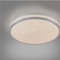 Preview: JUST LIGHT KYLE LED Deckenleuchte Warmweiss Dimmbar 10W silber 14293-21