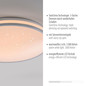 Preview: JUST LIGHT KYLE LED Deckenleuchte Warmweiss Dimmbar 19,5W silber 14294-21