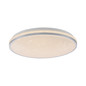 Preview: JUST LIGHT KYLE LED Deckenleuchte Warmweiss Dimmbar 19,5W silber 14294-21