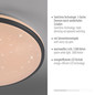 Preview: JUST LIGHT KYLE LED Deckenleuchte Warmweiss Dimmbar 34W schwarz 14295-18