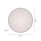 Preview: JUST LIGHT KYLE LED Deckenleuchte Warmweiss Dimmbar 34W silber 14295-21