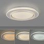 Preview: JUST LIGHT LAGO LED Deckenleuchte CCT Dimmbar 34W weiss 14297-16