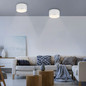 Preview: JUST LIGHT TANIKA LED Deckenleuchte Warmweiss Dimmbar 13W weiss 14325-16