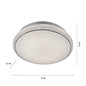 Preview: JUST LIGHT JUPITER LED Deckenleuchte CCT 13,6W weiss 14362-16