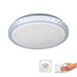 Preview: JUST LIGHT FRIDA LED Deckenleuchte CCT 9,3W transparent 14370-00
