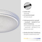 Preview: JUST LIGHT FRIDA LED Deckenleuchte CCT Dimmbar 36W transparent 14373-00