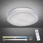 Preview: JUST LIGHT FRIDA LED Deckenleuchte CCT Dimmbar 36W transparent 14373-00