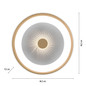 Preview: JUST LIGHT VERTIGO LED Deckenleuchte CCT Dimmbar 29W messingmatt 14384-60