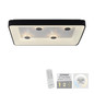 Preview: JUST LIGHT VERTIGO LED Deckenleuchte CCT Dimmbar 45W schwarz 14385-18