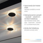 Preview: JUST LIGHT VERTIGO LED Deckenleuchte CCT Dimmbar 45W schwarz 14385-18