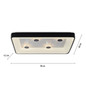 Preview: JUST LIGHT VERTIGO LED Deckenleuchte CCT Dimmbar 45W schwarz 14385-18