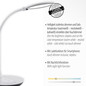 Preview: JUST LIGHT ASTRID LED Tischleuchte CCT Dimmbar 5W weiss 14416-16