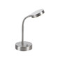 Preview: JUST LIGHT HENSKEN LED Tischleuchte Warmweiss 5W stahl 14419-55