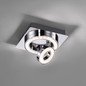 Preview: JUST LIGHT TIM LED Deckenleuchte Warmweiss 5W chrom 14520-17
