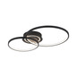 Preview: JUST LIGHT ASMINA LED Deckenleuchte Warmweiss 27,6W 2-fach schwarz 14540-18